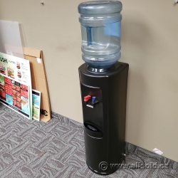 Black Water Cooler w/ Hot and Cold Taps